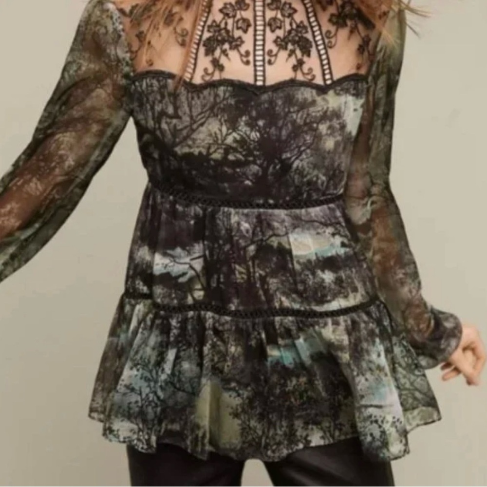Anthropology, Harlyn Pavia Blouse Small
